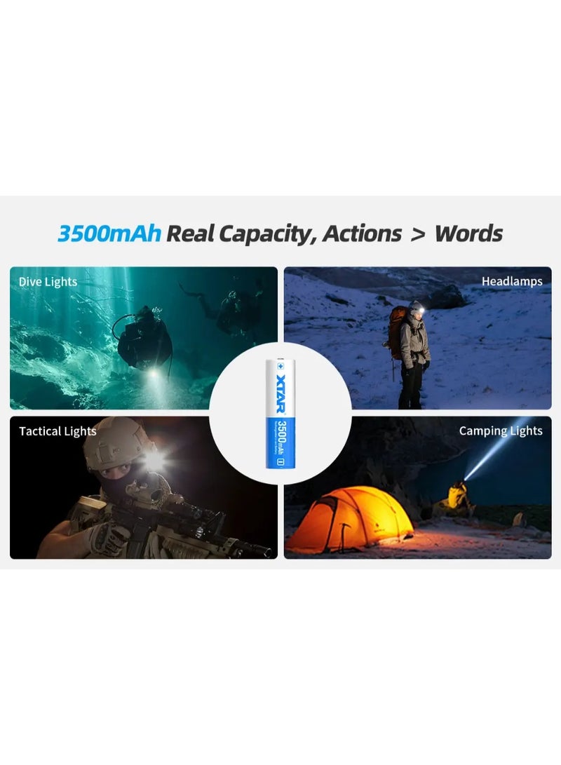 XTAR 18650 3500mAh 10A Battery - Image 2